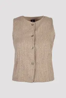 Straight Design Vest front view