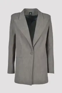 Giacca Blazer Oversize Verde vista frontale