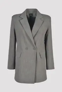 Blazer Oversize Verde vista frontale