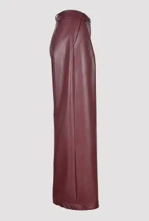 Bordeaux Wide Leg Trousers side view
