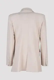 Milk Oversized Blazer back view