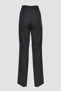Black Palazzo Trousers back view