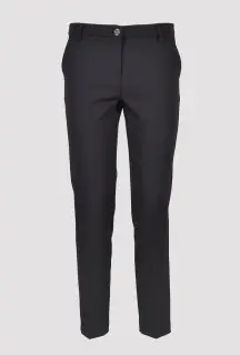 Black Cigarette Trousers front view